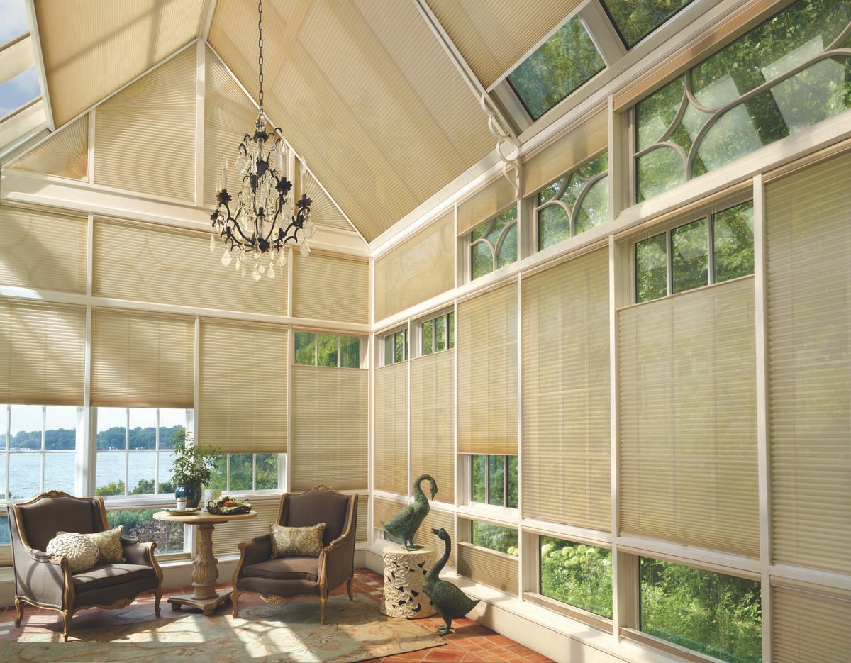Duette® Honeycomb Shades and PowerView® Automation Stoneham, Massachusetts (MA) how shades make money when used optimally